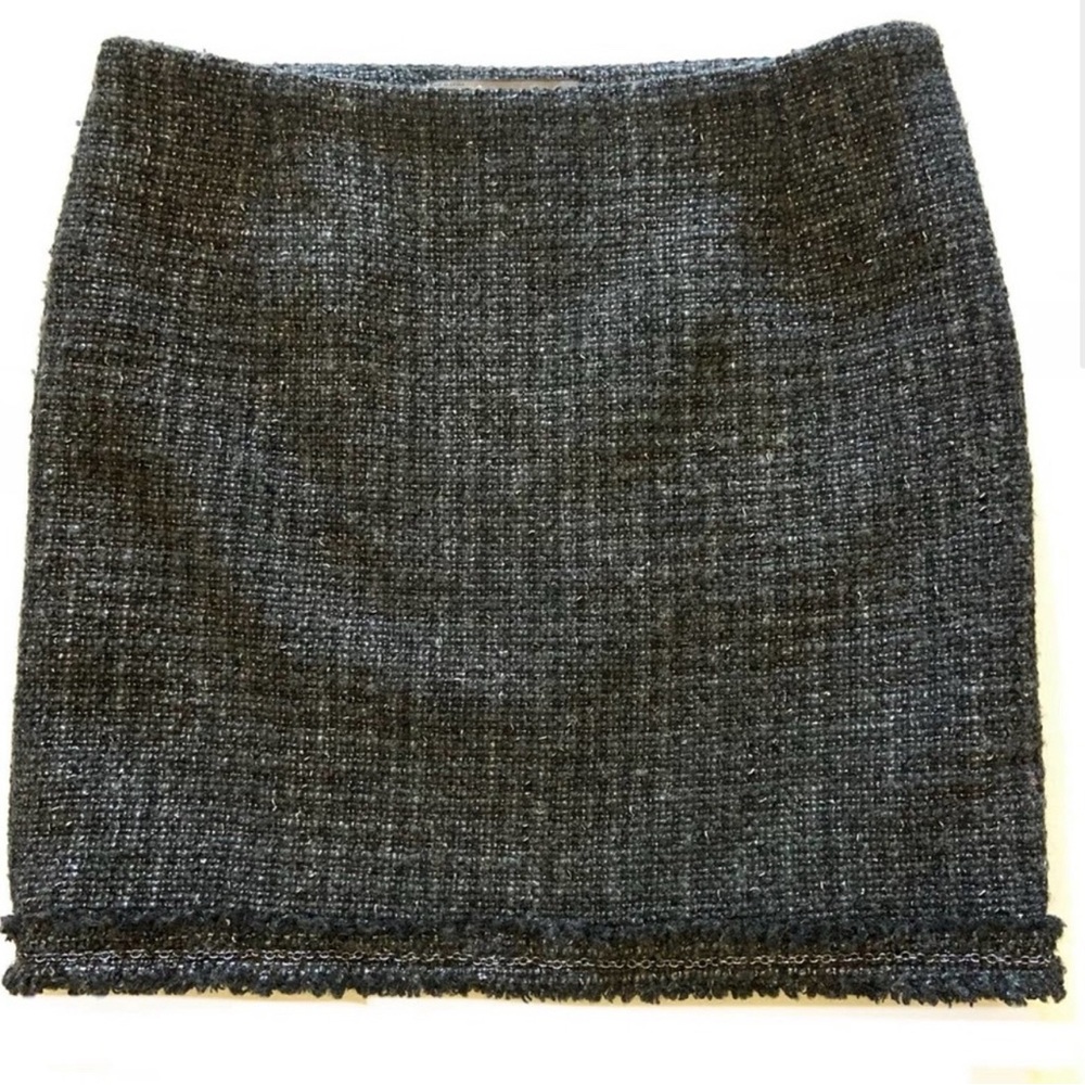 Zara Mini Skirt Black Gray Size Small